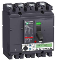 施耐德  Schneider Electric 固定式塑壳断路器  NSX250N Mic5.2A 160A 4P4D