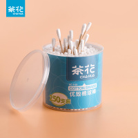 茶花棉签棉签棒化妆双头棉签掏耳朵棉棒日用棉花签卫生盒装750只