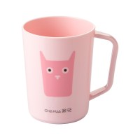 茶花儿童刷牙杯子创意卡通可爱宝宝牙缸杯家用简约洗漱口杯防摔