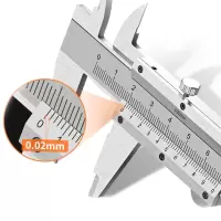 丛林狐 标卡尺高精度工业级量具数显家用200小型深度油标卡尺300mm 数显游标卡尺0-150mm