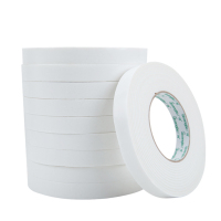 广博(GuangBo) HM-2海绵双面胶带强力海绵胶带18mm*5y泡沫双面胶带 100个装