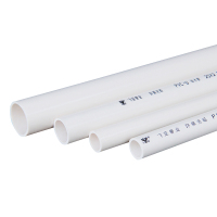 PVC管水管配件给水管道上水管材供水外径110mm(1米/根)5根装