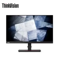联想(ThinkVision)P24h-20 23.8英寸QHD专业显示器(Type-C)99% sRGB,84% DCI-P3色域覆盖 旋转升降底座 窄边框