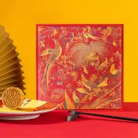 故宫 朕的心意 福盒百灵(橙)中秋组合