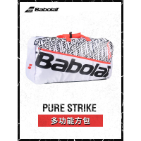 百保力Babolat 专业网球包DUFFEL M PURE STRIKE 产品编号 758002 白色/红色