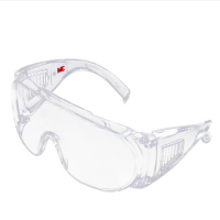 3M 护目镜防护眼镜防刮擦防喷溅访客眼镜 1611HC 1副装