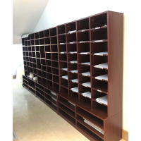 定制格子 展示柜1700*400*1220 密度板 白色