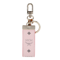 MCM Visetos系列钥匙扣弹簧扣钥匙环时尚包包挂饰奢侈品 浅粉色MXZ8SVI60QH001