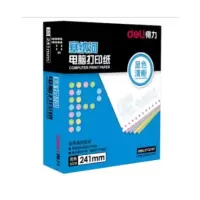得力塞纳河N241-3(1/2S白色撕边)电脑打印纸(盒)