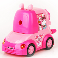 得力0730小汽车削笔机(红)