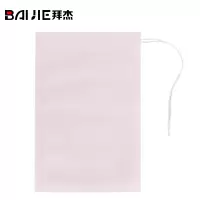 拜杰(Baijie)煲汤隔渣袋 中药调料包煎药袋 无纺布茶包袋过滤包一次性抽线过滤袋12*16cm 100只装