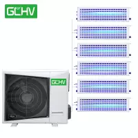 志高(CHIGO)集威系列多联机中央空调 大6匹 一拖六变频冷暖 1级能效 GCHV-V160WA-B 含安装
