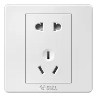 公牛(BULL) 开关插座 10A 五孔插座 白色
