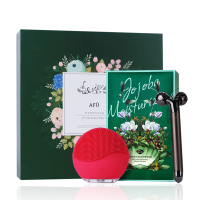 阿芙(AFU) 美颜幻彩礼盒(保湿面膜+按摩棒+洁面仪)