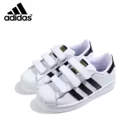 阿迪达斯(adidas)童鞋三叶草板鞋2020秋季新款宝宝鞋儿童运动鞋婴童小白鞋EF4842