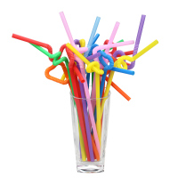 企购优品彩色吸管可弯曲吸管 酒吧果汁饮料咖啡吸管 100支装(单位:包)