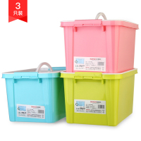 百优汇(BAYOH) 12L手提式塑料收纳箱整理箱储物箱小药箱 三支装 BYH-1353