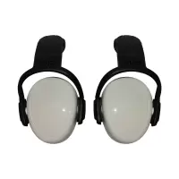 梅思安 10087439 头盔式低衰减左右耳罩(白色)-被动型(SNR25dB)1个(地铁专用)