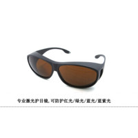 400-700nm可见光防护眼镜 红绿蓝紫激光笔护目镜美容镭射护目镜