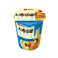 农心上海汤面海鲜风味70gX12杯整箱汤面海鲜面泡面杯面方便面