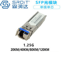 森润达SRDIT 1.25G SM BIDI 80KM CWDM T千兆单模单芯SFP光模块