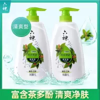 六神冰凉超爽沐浴露1000ml绿茶+甘草