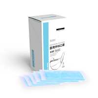 文苏 蓝禾医疗口罩 一次性口罩医用口罩 医用外科口罩无菌型30片装