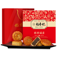 稻香村 稻香诚意月饼512g中秋广式月饼多口味礼盒装五仁老式手工豆沙中秋饼