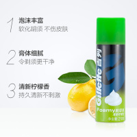 吉列(GILLETTE) 柠檬味 210g 剃胡须泡