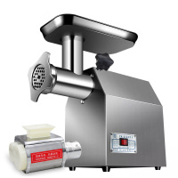 今创(jinchuang)商用电动绞肉机不锈钢碎肉机搅肉机打肉机绞馅机鸡架绞碎机 12型