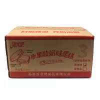 泡吧 水果酸奶味蛋糕整箱2.5kg 办公室早餐点心 休闲面包小糕点