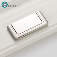 珀泰 抽屉柜门暗拉手欧式隐形明装平装柜子衣柜门把手现代简约橱柜拉手 888 大号 拉丝