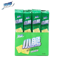 泡吧 小脆薯片芥末味50gx12条 非油炸薯片膨化食品