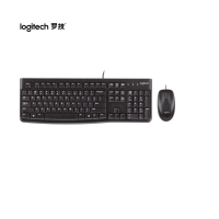 罗技(Logitech)MK120 键鼠套装 有线键鼠套装 办公键鼠套装 黑色
