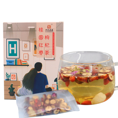 [买一盒送一盒]罗氏正基 桂圆红枣枸杞茶 枸杞养生茶盒装150g
