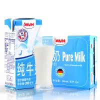 甘蒂牧场 部分脱脂纯牛奶200ML*24