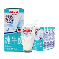 甘蒂牧场 脱脂纯牛奶200ML*24