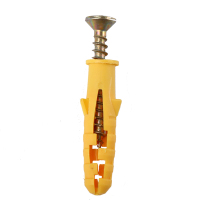 塑料单膨胀管 膨胀螺丝胀塞锚栓6mm8mm10mm共100个装