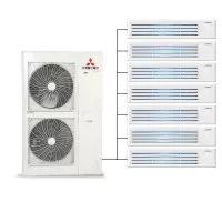 三菱重工海尔9匹一拖七冷暖智能变频 家用中央空调(RFC255TX)多联机