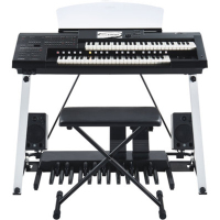 雅马哈 便携式ELC-02日本进口双排键电子琴