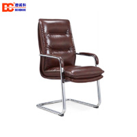 德诚和(DECHENGHE)现代简约办公午休椅皮质办公椅弓形腿老板椅-BGYD9008-2
