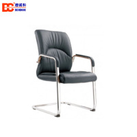 德诚和(DECHENGHE)现代简约办公午休椅皮质办公椅老板椅弓形腿椅-BGYC828