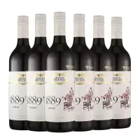 布朗兄弟 6瓶整箱装设拉子红葡萄酒 750ml*6 1