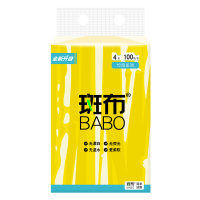 斑布(Babo) BTR100D4 BASE Ⅱ系列抽纸100抽4包装 20提/箱