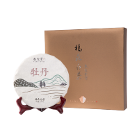 晋唐 本无尘福鼎白茶茶饼 白牡丹王357g盒