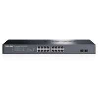 TP-LINK TL-SG1218PE 16口千兆POE 交换机 (2千兆光纤口)