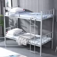 佐盛学生公寓床铁架床上下铺铁床工地员工宿舍双层床高低床成人床带床板