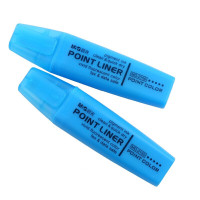 晨光2150多彩扁头荧光笔12支装 彩色荧光笔重点标记笔记号笔涂鸦笔 蓝色