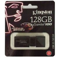 金士顿(Kingston)DT100G3 128GB USB3.0 U盘 黑色 滑盖设计