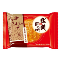 华美蛋黄纯白莲蓉月饼单个装80g